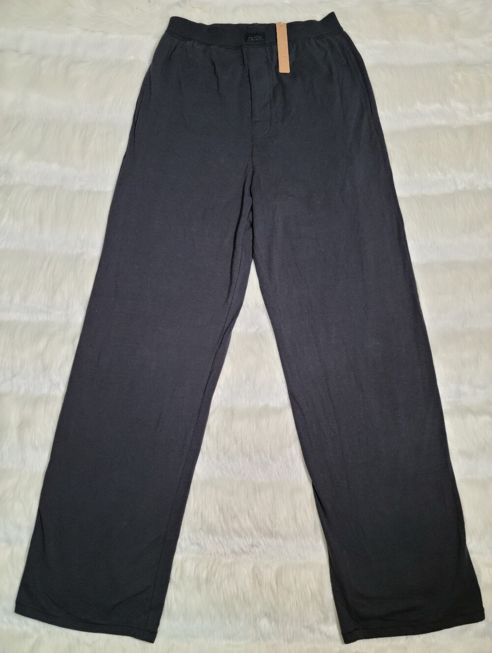 SKIMS Boyfriend Loose Pants Black Onyx Women XS NEW